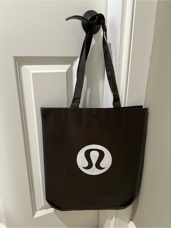 lululemon athletica Handbags - Lululemon Brown Made to Feel Logo Reusable Tote Bag